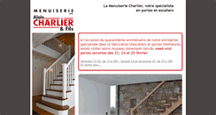 Desktop Screenshot of menuiseriecharlier.be